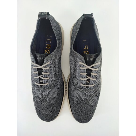 Cole Haan Men\'s ZeroGP Gray Wingtip Oxfords Size 11M US main image 5